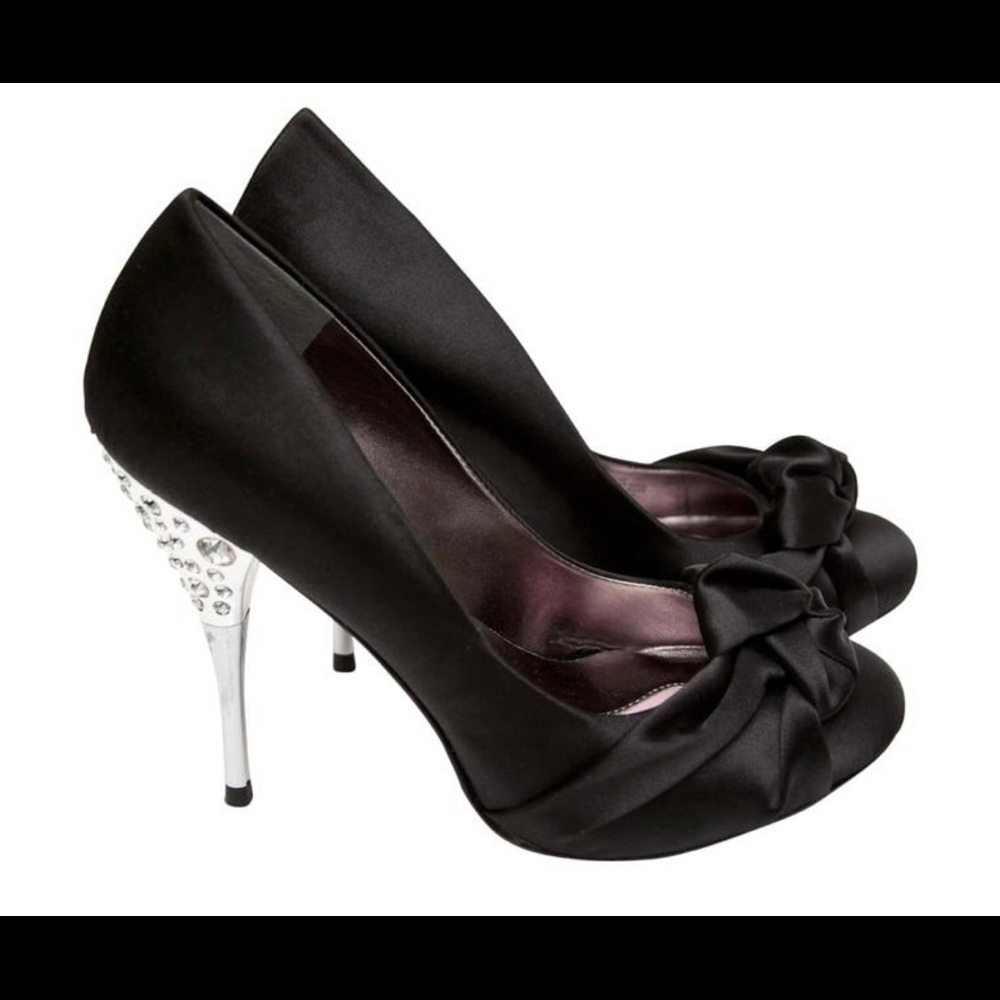 Paris Hilton Rhinestone Heels